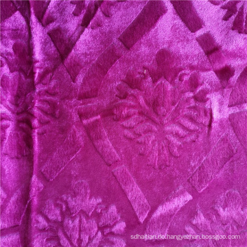 Fashion Velvet African Garment Fabric 100% Polyester gestrickt